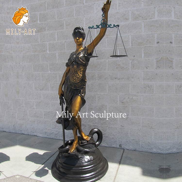 life size bronze lady justice statue outdoor greek art replica factory supplier 5