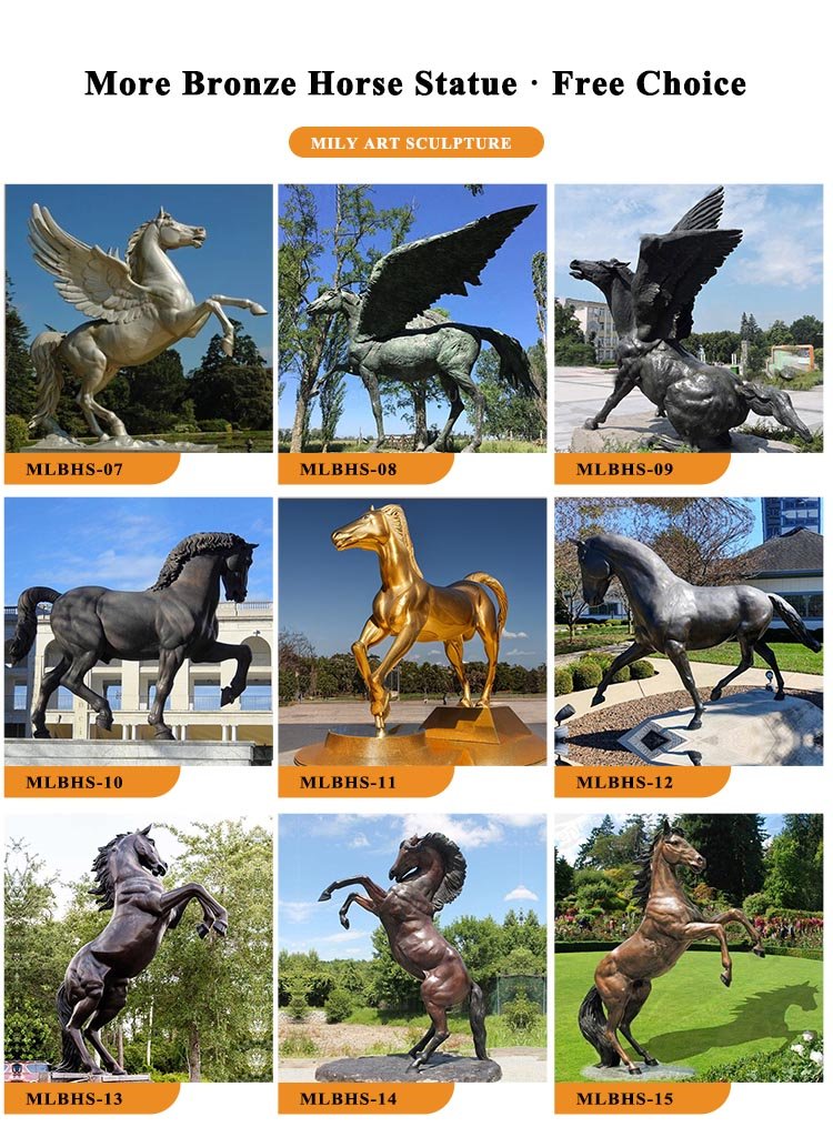 1. life size bronze horse statue for sale-Mily Statue