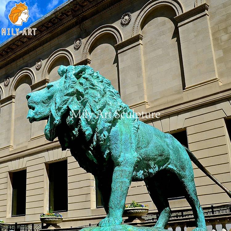 6.bronze lion statue for sale mily sculpture