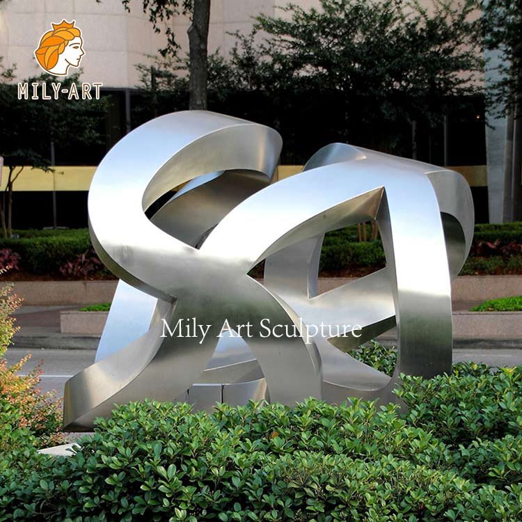 matte stainless steel sculpture mily sculpture
