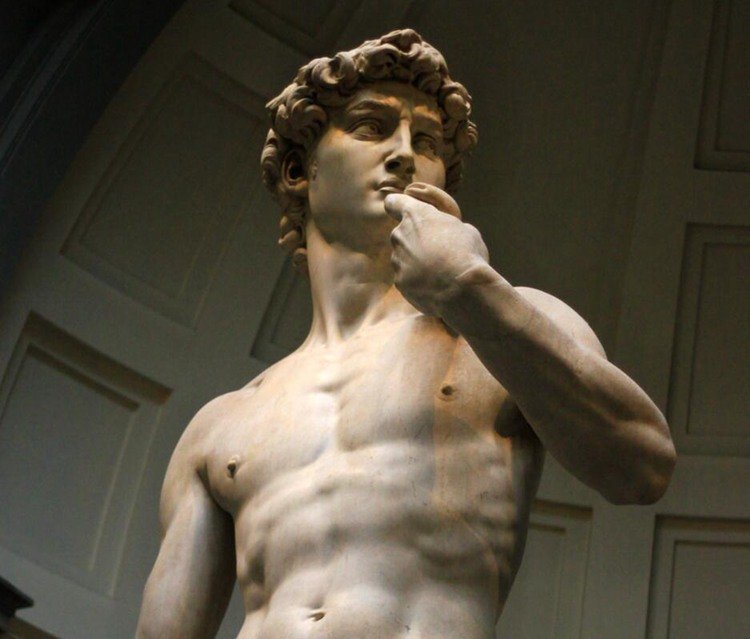 details of famous marble statue mily sculpture