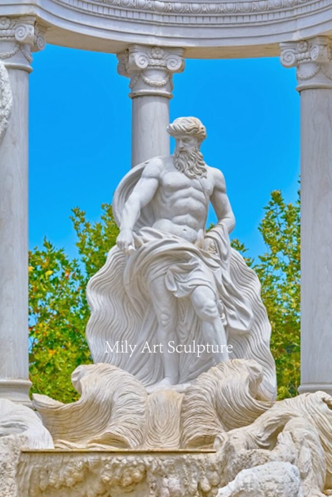 4.greek sea god poseidon mily sculpture