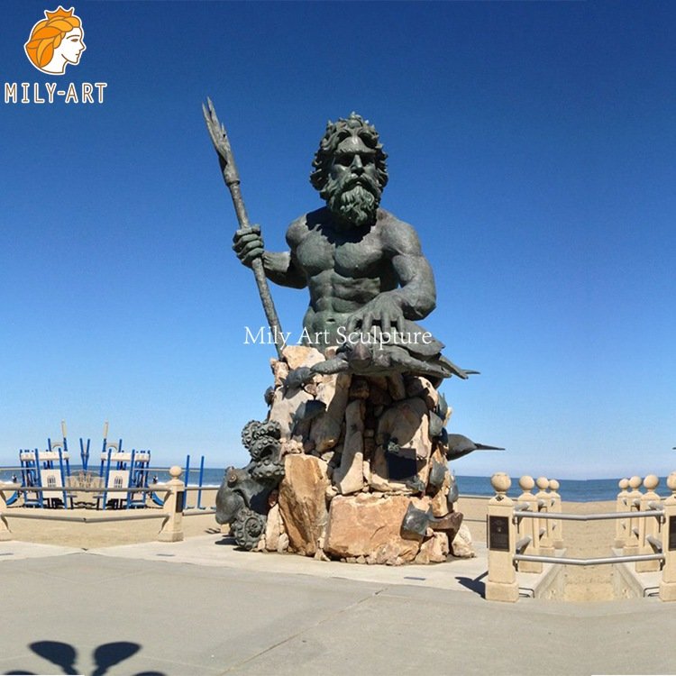 5.greek sea god poseidon mily sculpture