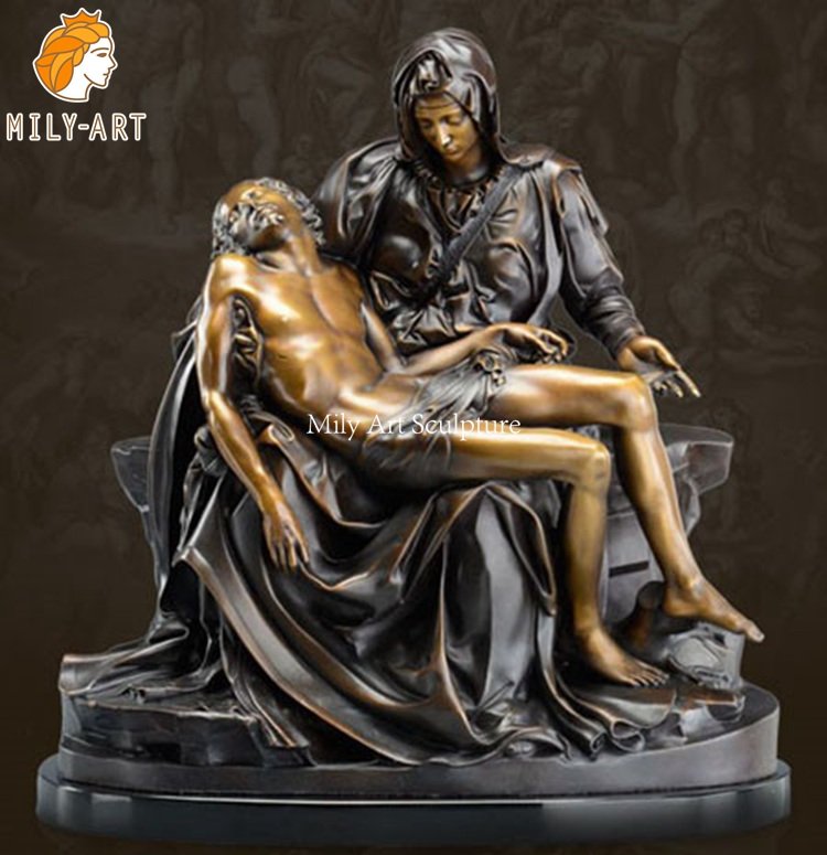 5.bronze pieta statue-Mily Statue
