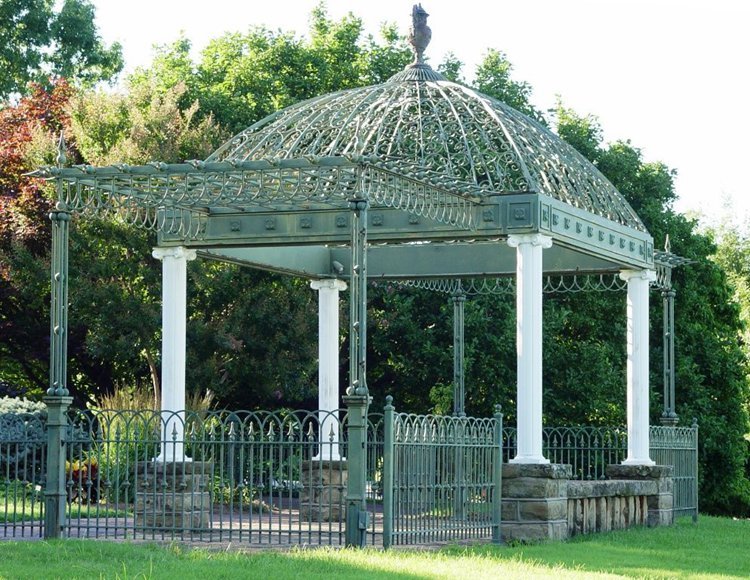 5.wrought iron gazebos mily statue