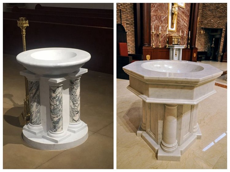 baptismal fonts mily statue 1