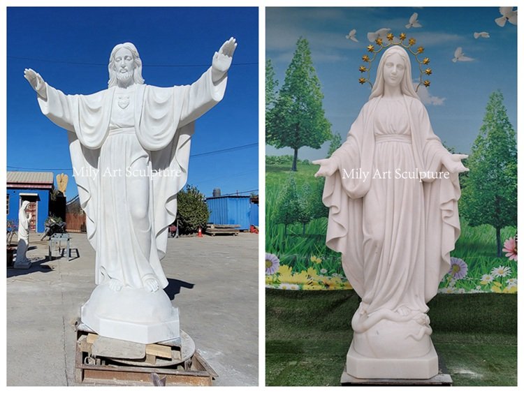marble jesus statues marble mary statues mily statue 1