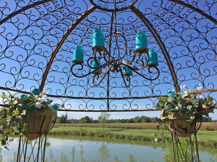 2.1. more designs for the wrought iron garden gazebos