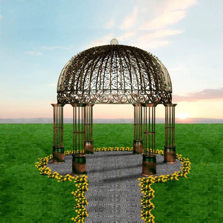 4.2. ornamental wrought iron gazebo