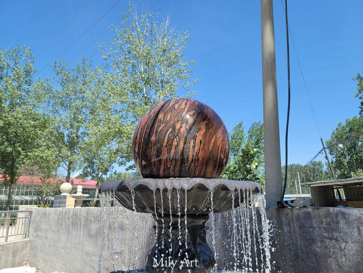 3. rolling ball fountain