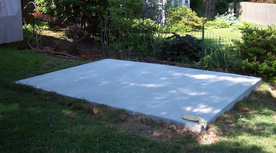 concrete base
