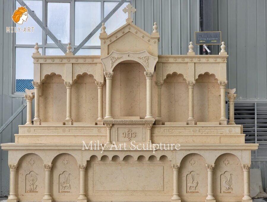 modern marble main altar table designs for church mlms 228