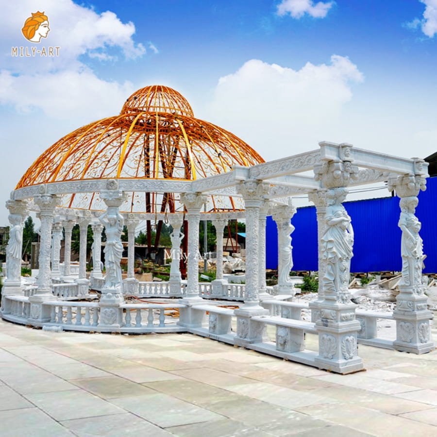 large marble gazebo for sale