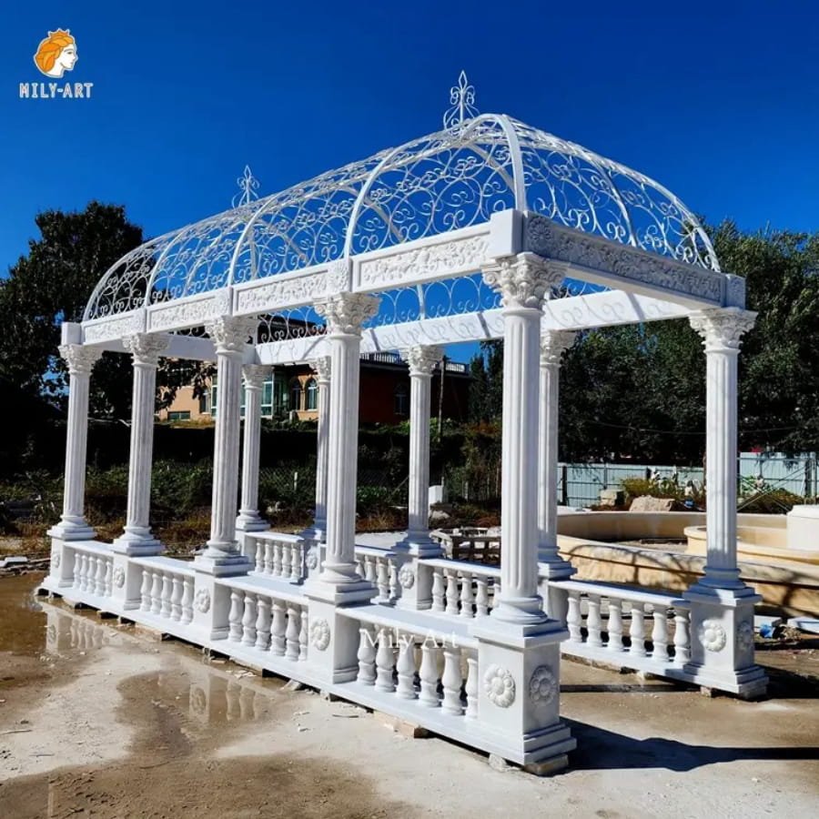 large marble gazebo