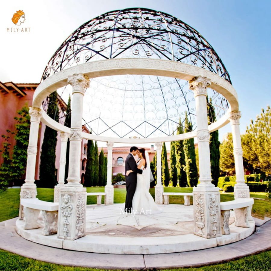 marble wedding gazebo 2