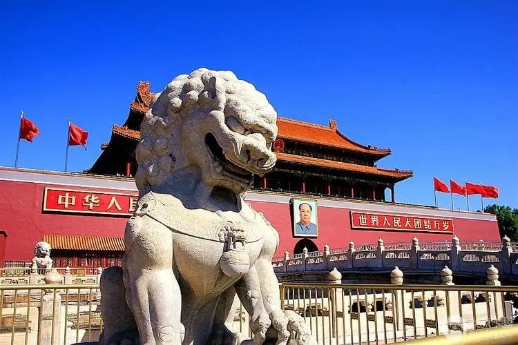 chinese guardian lion statues