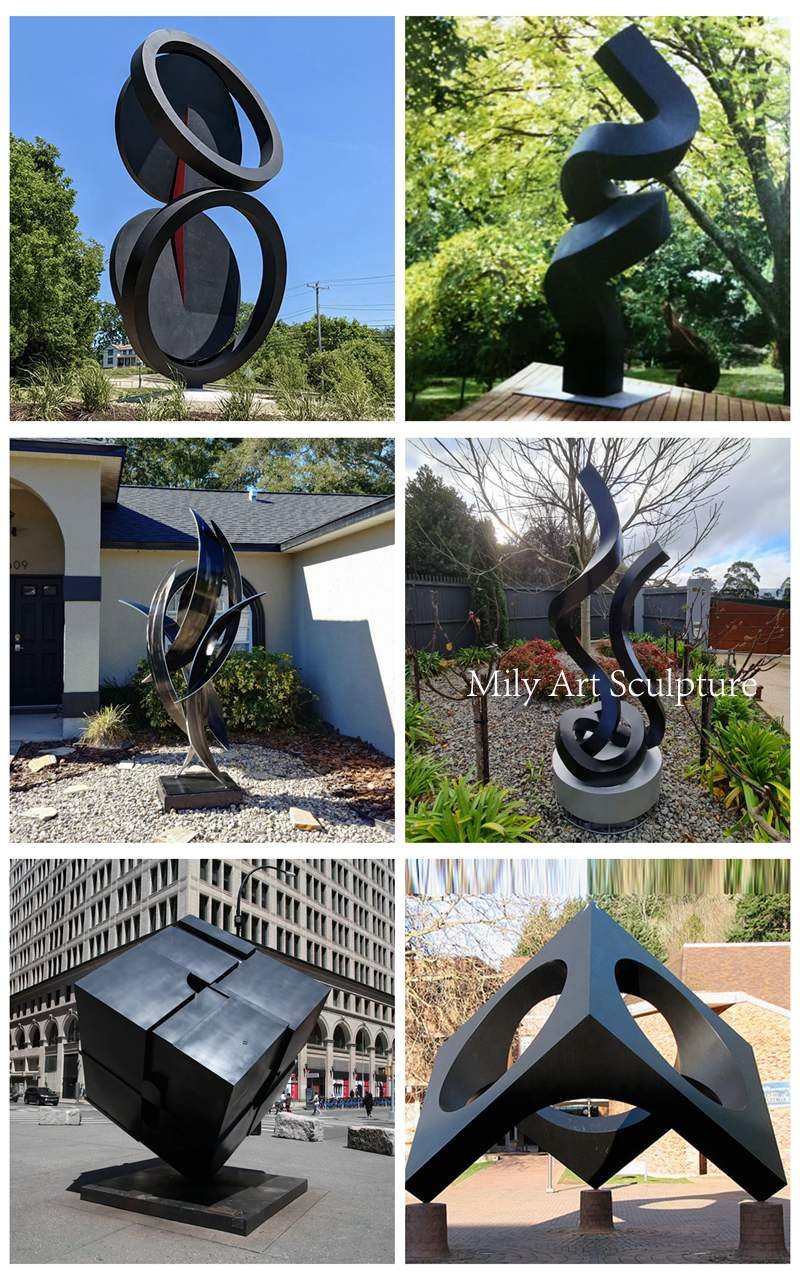 bespoke large black metal sculpture for hotel lobby mlss 134