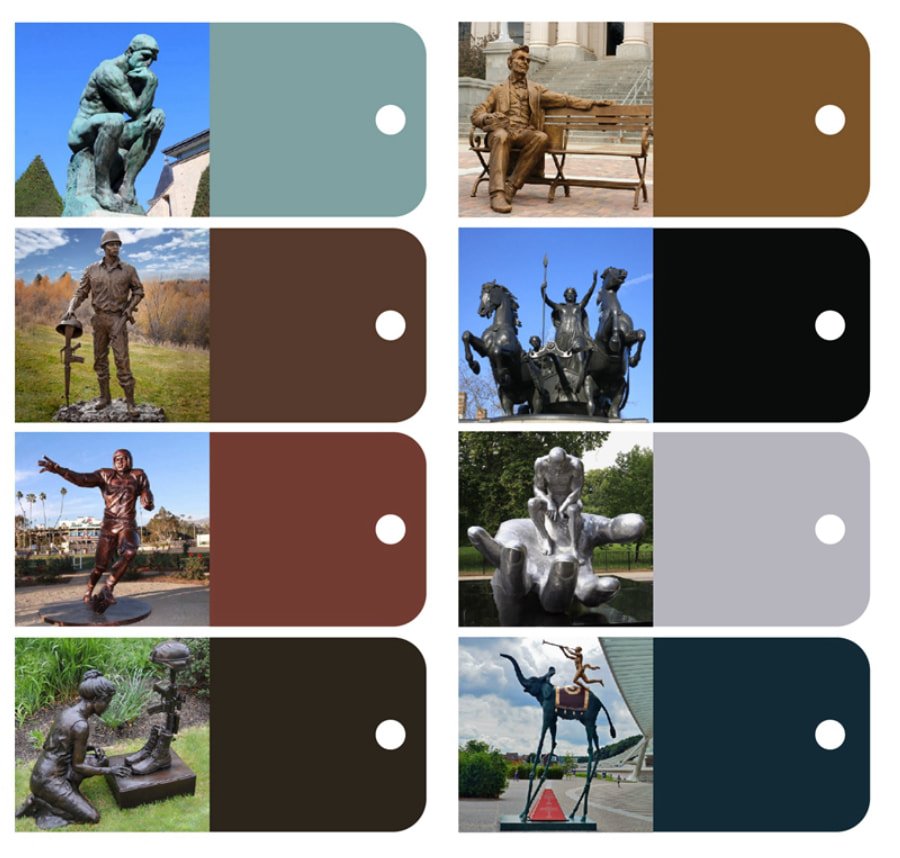bronze patina choices