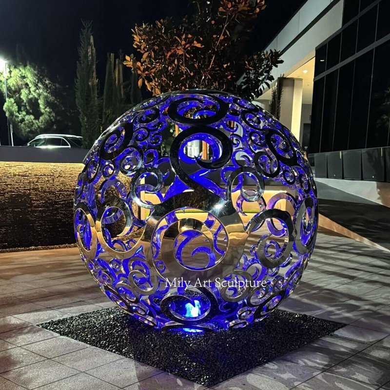 American Hollow Metal Sphere Sculpture Feedback